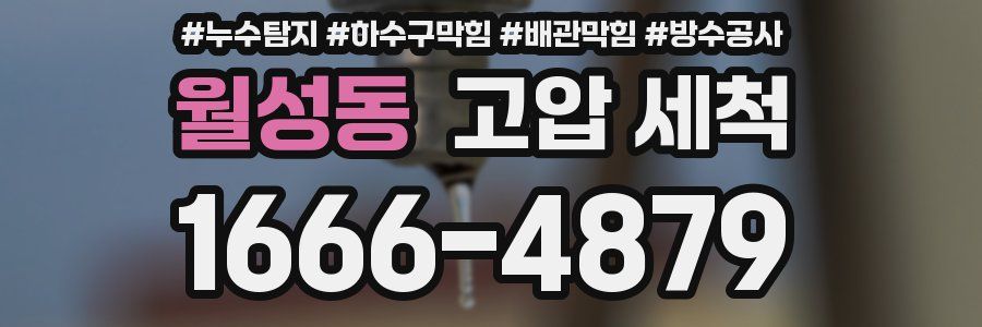 월성동 고압 세척
