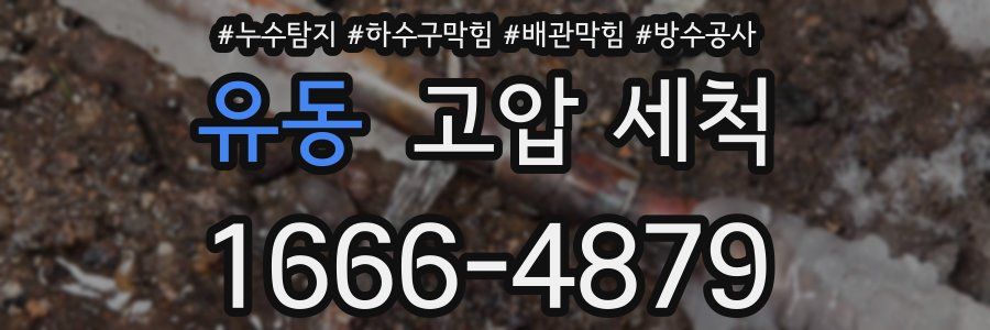 유동 고압 세척