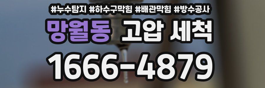 망월동 고압 세척