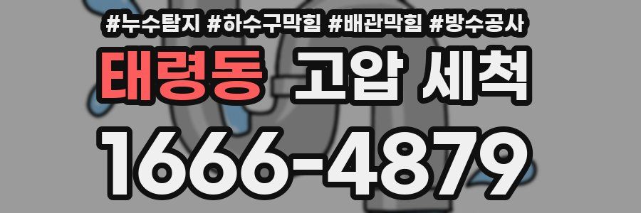 태령동 고압 세척