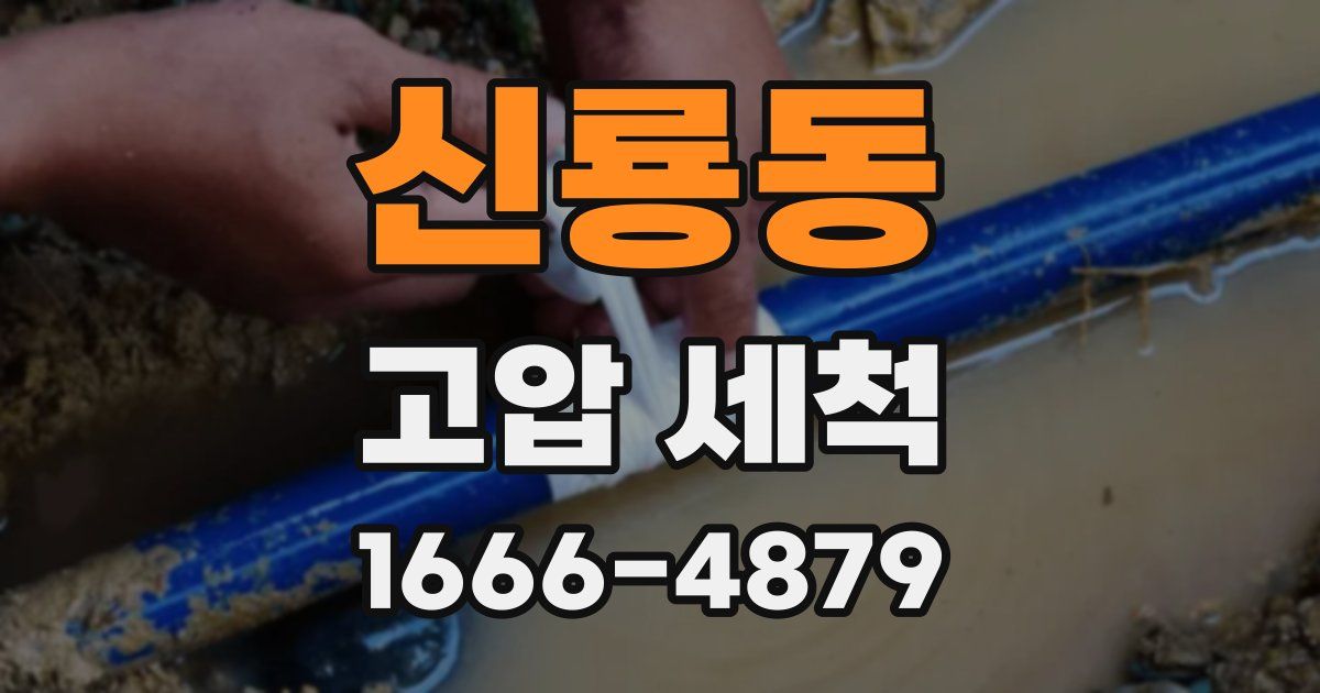 신룡동 고압 세척