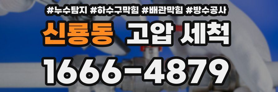 신룡동 고압 세척