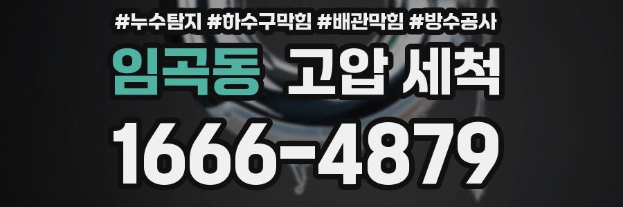 임곡동 고압 세척