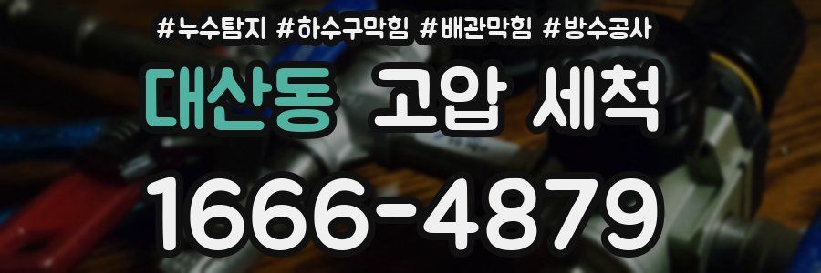 대산동 고압 세척