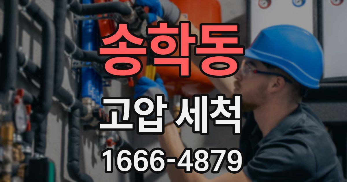 송학동 고압 세척
