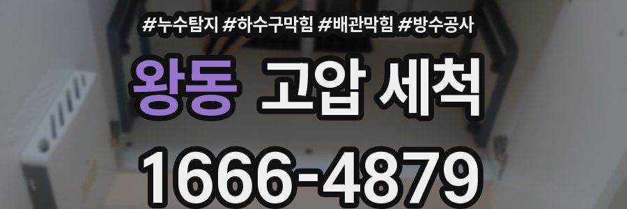 왕동 고압 세척