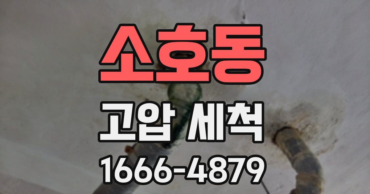 소호동 고압 세척