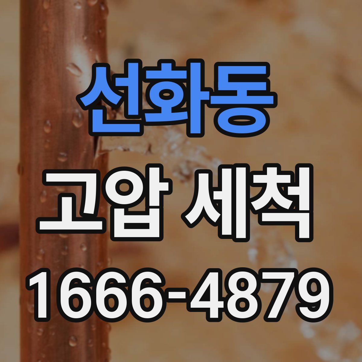 선화동 고압 세척