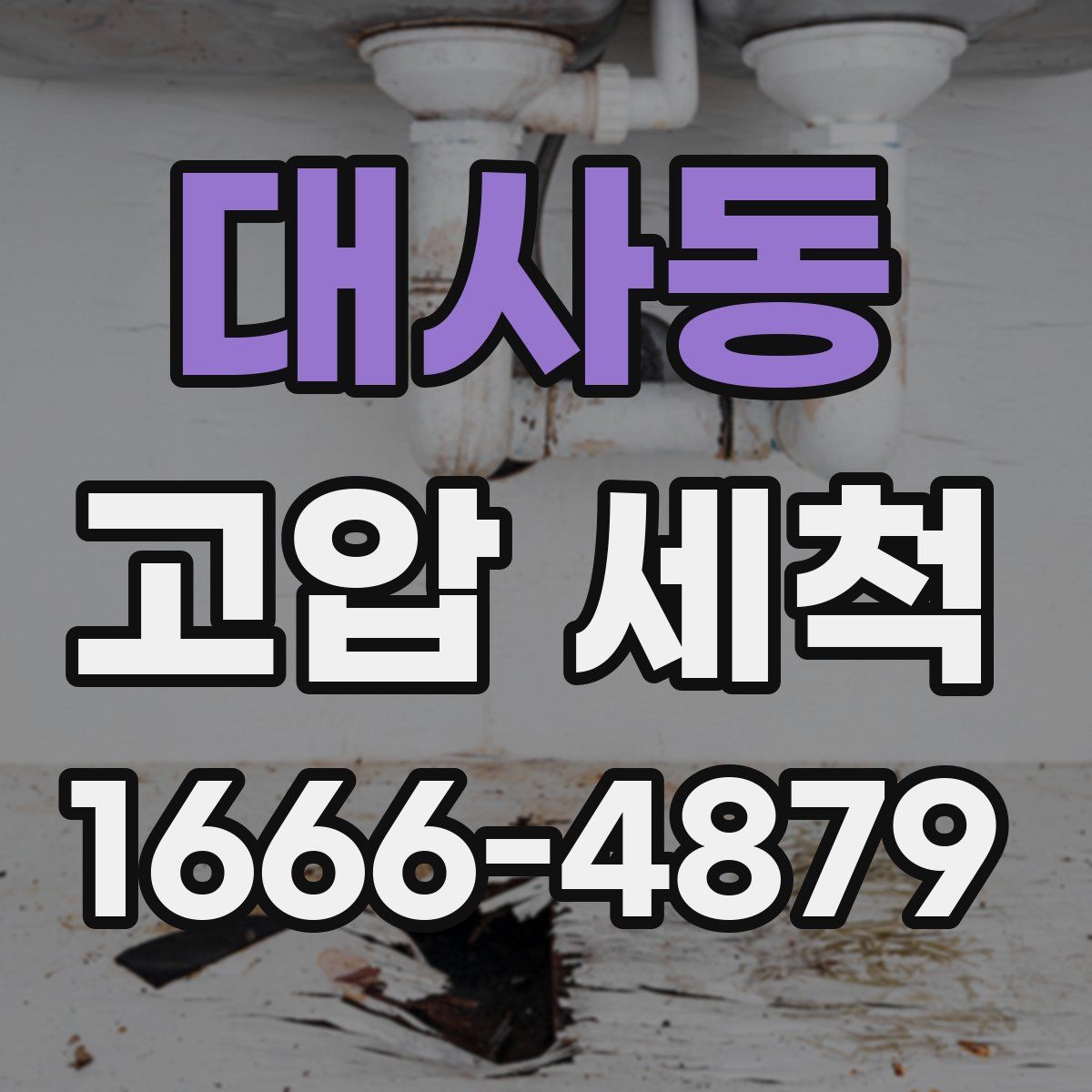 대사동 고압 세척