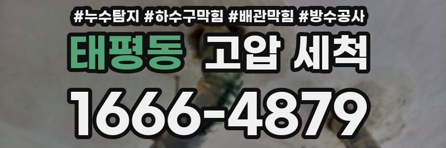 태평동 고압 세척