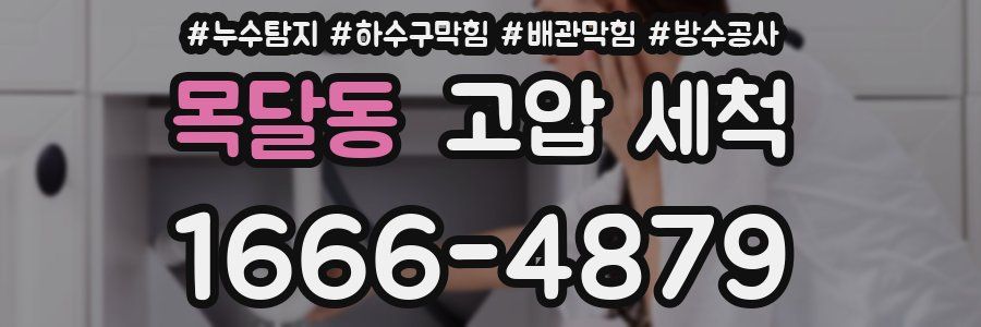 목달동 고압 세척