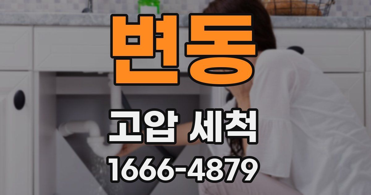 변동 고압 세척