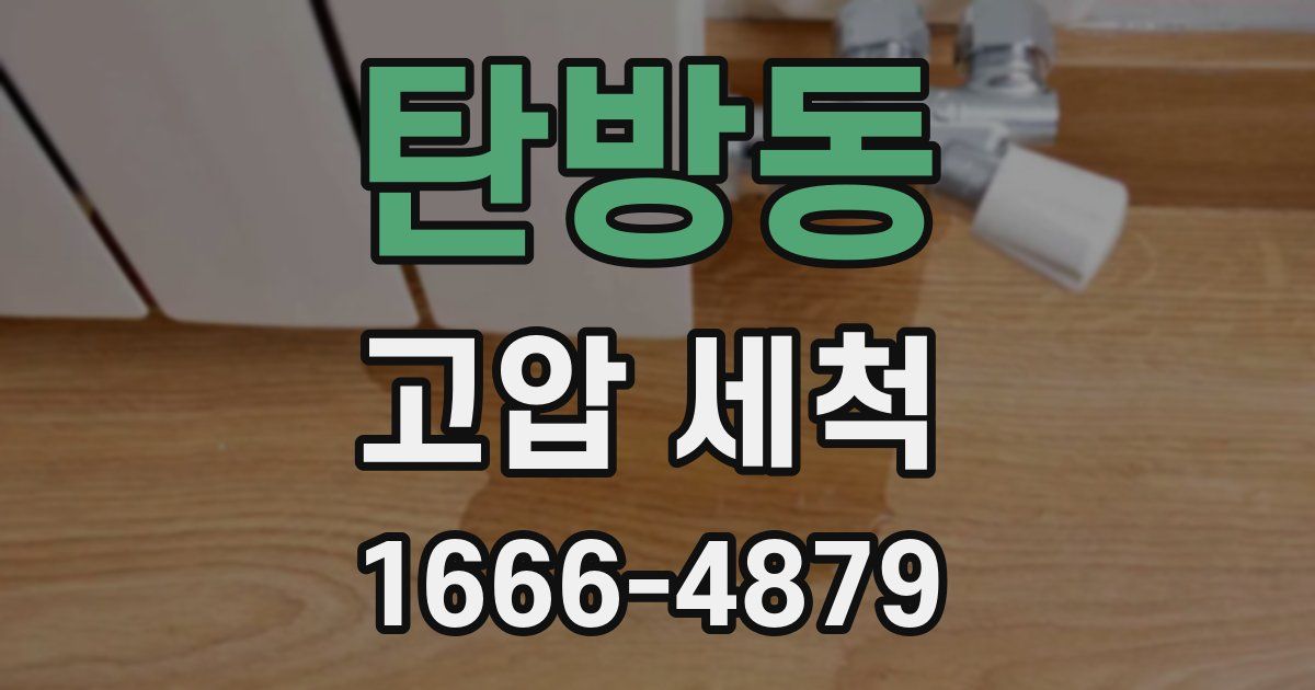 탄방동 고압 세척