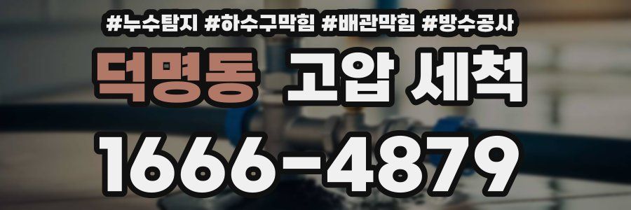 덕명동 고압 세척