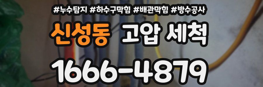 신성동 고압 세척