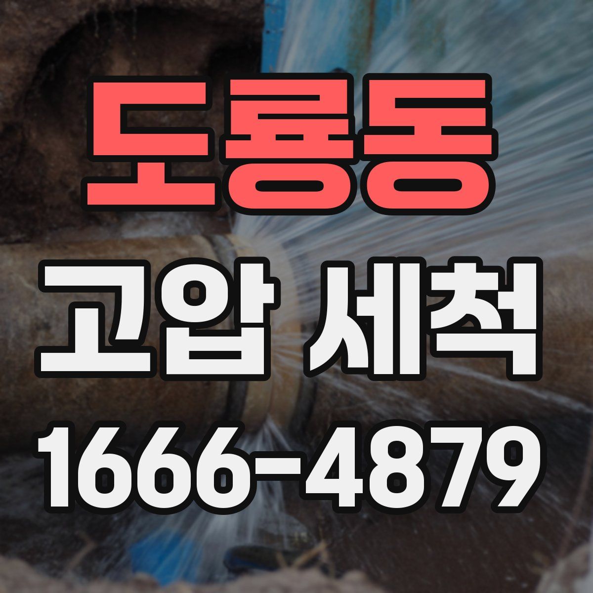 도룡동 고압 세척