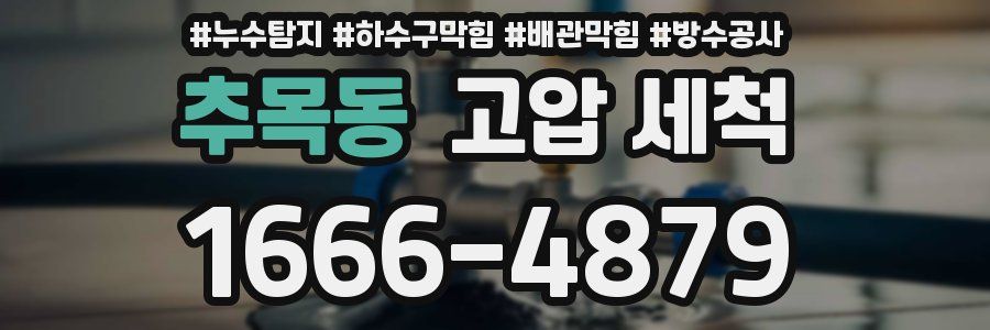추목동 고압 세척
