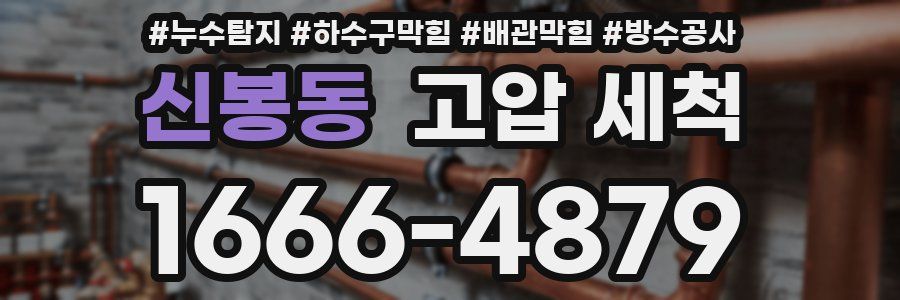 신봉동 고압 세척