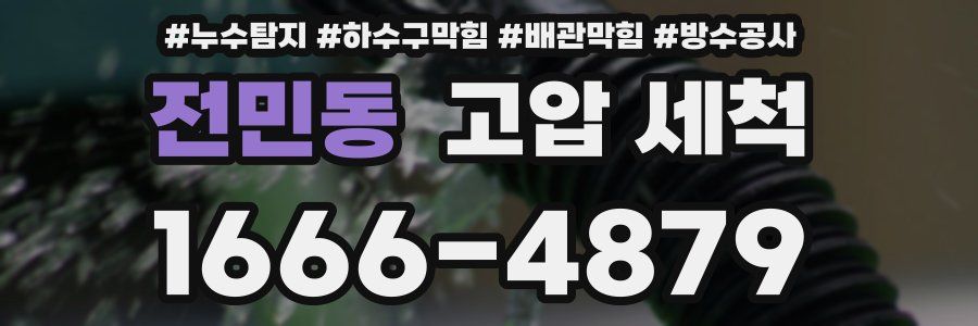 전민동 고압 세척