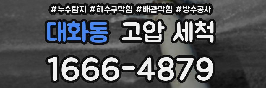 대화동 고압 세척