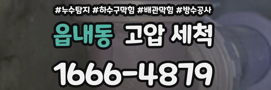 읍내동 고압 세척