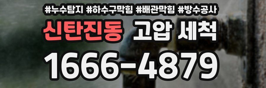 신탄진동 고압 세척