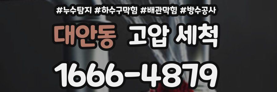 대안동 고압 세척
