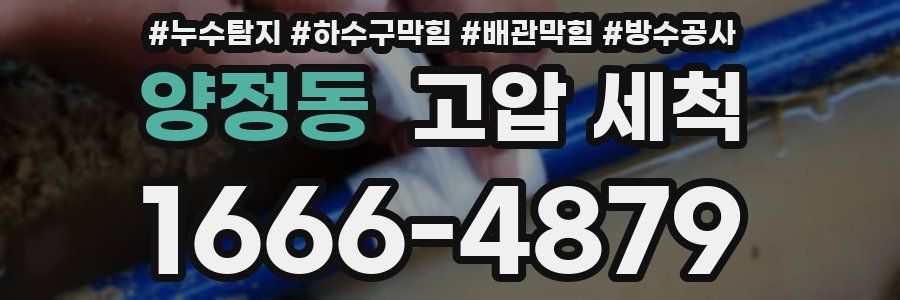양정동 고압 세척