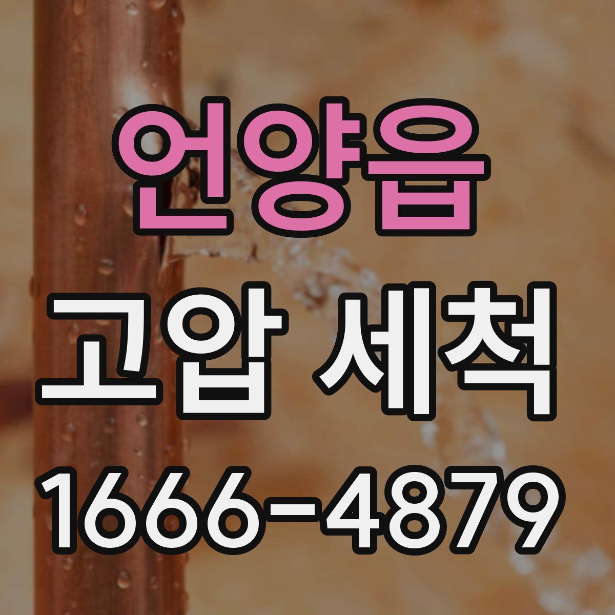 언양읍 고압 세척
