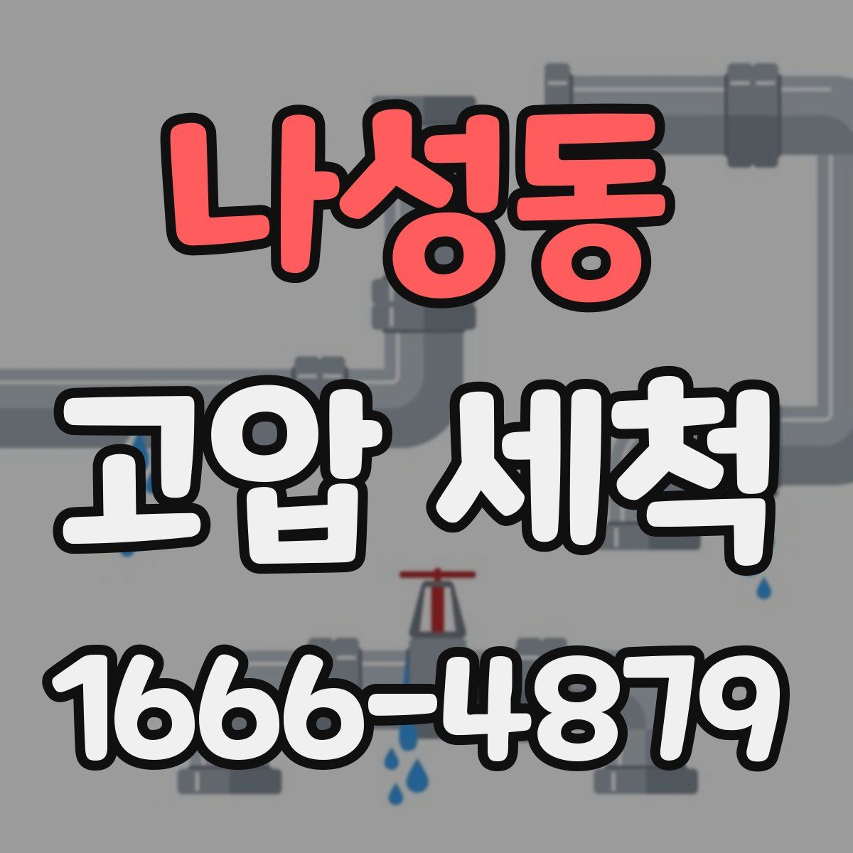 나성동 고압 세척