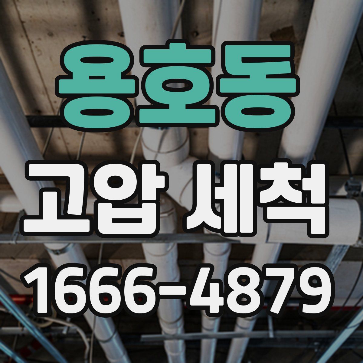 용호동 고압 세척