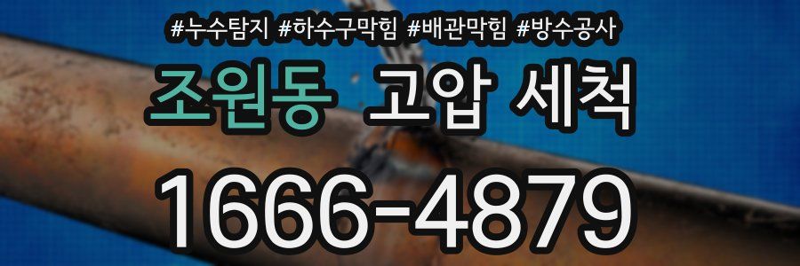 조원동 고압 세척