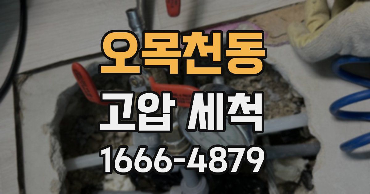 오목천동 고압 세척