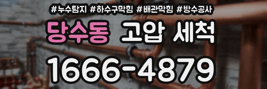 당수동 고압 세척