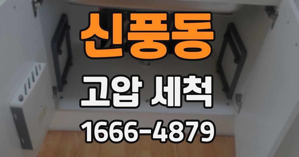 신풍동 고압 세척