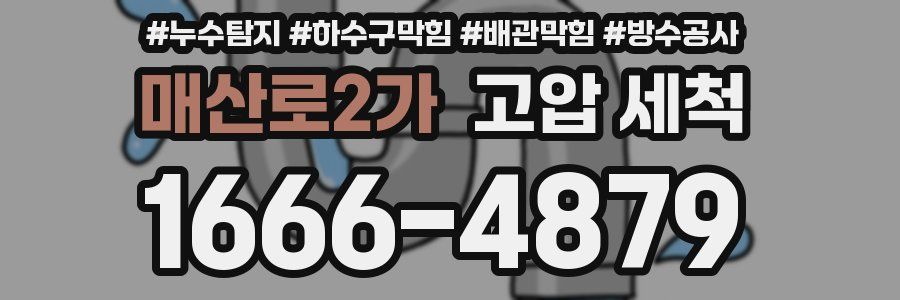 매산로2가 고압 세척