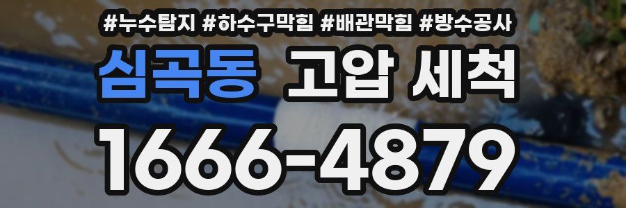 심곡동 고압 세척