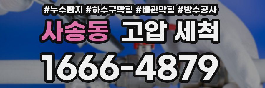 사송동 고압 세척