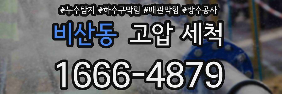 비산동 고압 세척