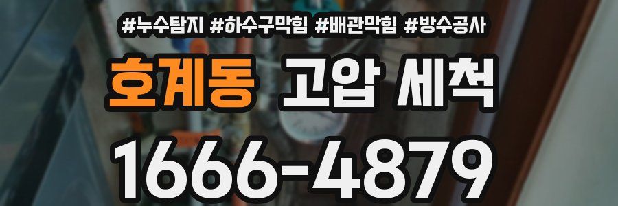 호계동 고압 세척