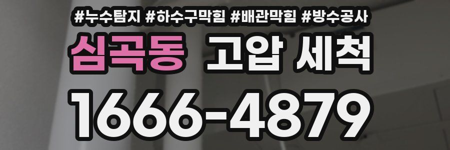 심곡동 고압 세척