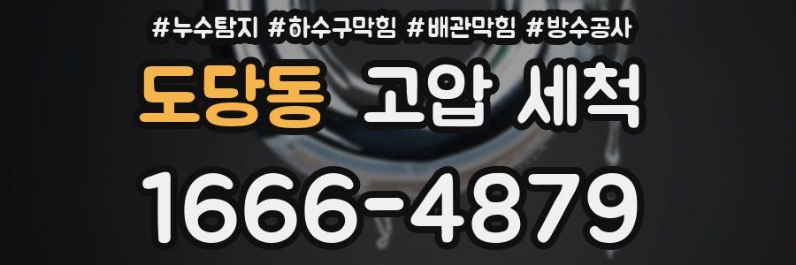 도당동 고압 세척