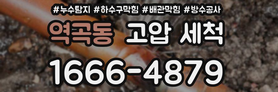 역곡동 고압 세척