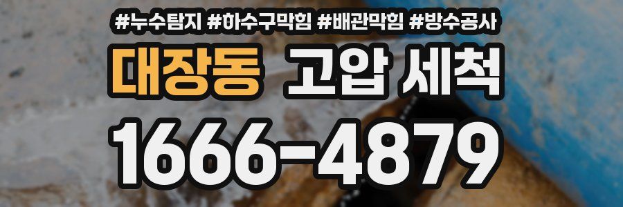 대장동 고압 세척