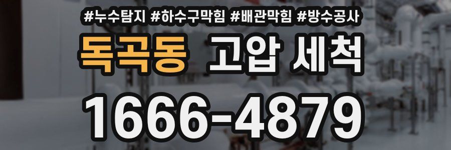 독곡동 고압 세척