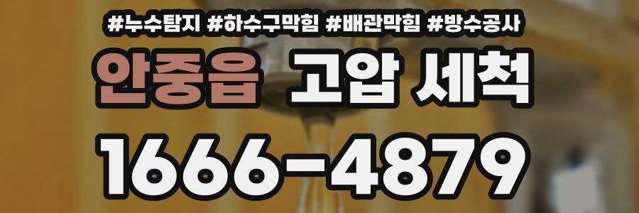 안중읍 고압 세척