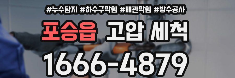 포승읍 고압 세척