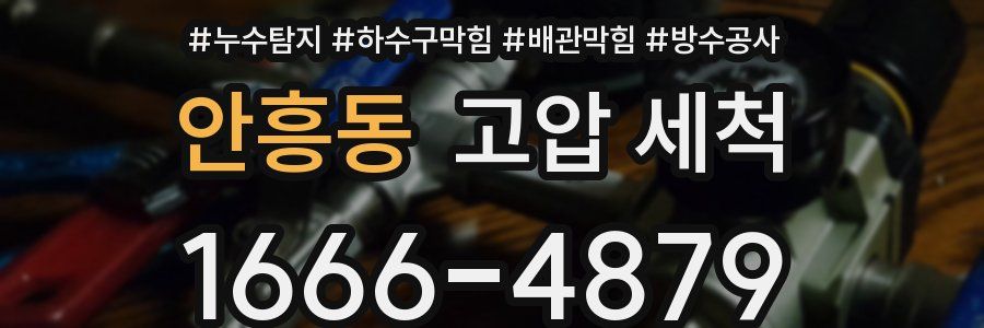 안흥동 고압 세척