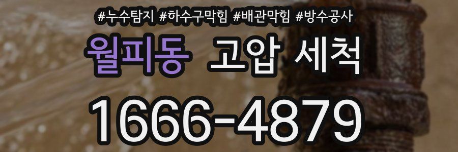 월피동 고압 세척
