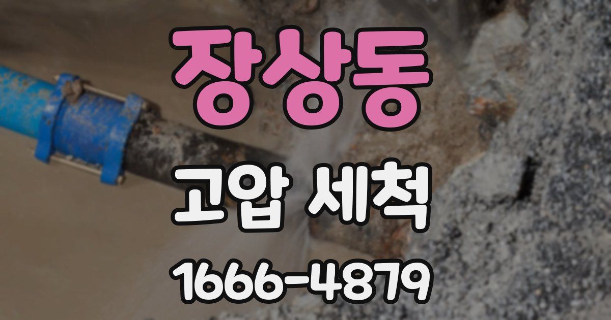 장상동 고압 세척
